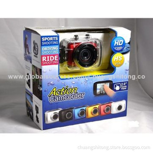 Cheap price, touch screen waterproof, outdoor camera for sports, in promotion